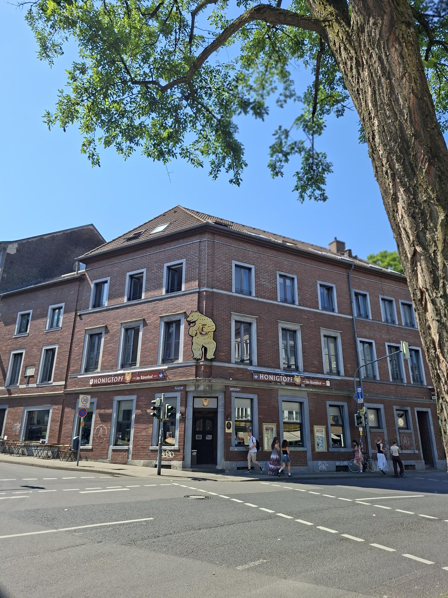 Der Bärenhof am Templergraben in Aachen